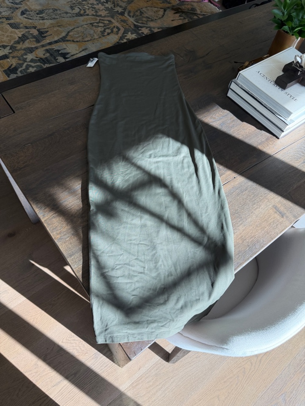Aritzia Olive Green Bodycon long dress